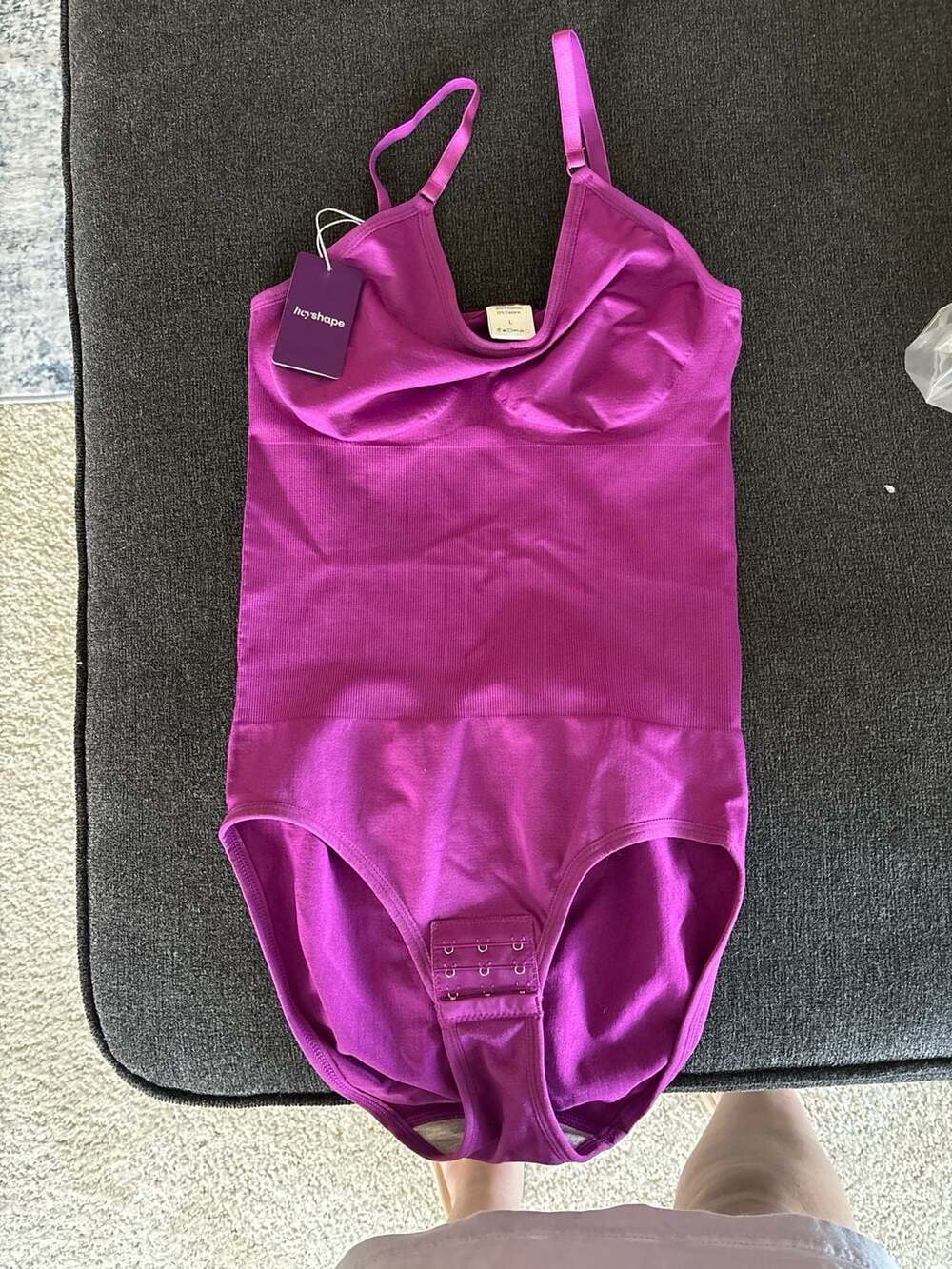 Heyshape Ultra-Comfortable Seamless Shaping Bodysuit in Magenta Size L